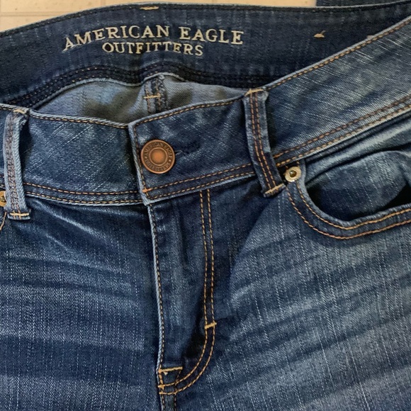 American Eagle distressed jeans s. 10 long - Picture 2 of 6